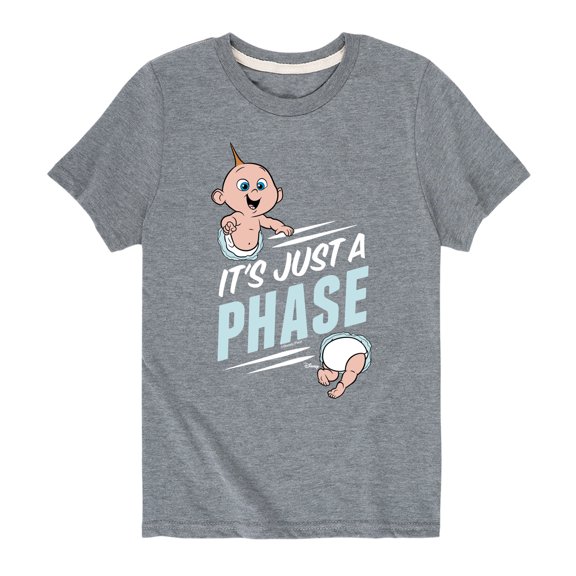 The Incredibles - Its Just A Phase - Toddler and Youth Short Sleeve Graphic T-Shirt