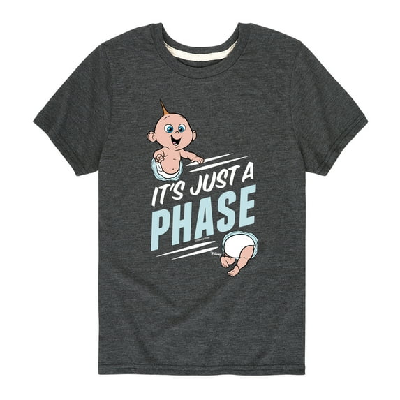 The Incredibles - Its Just A Phase - Toddler and Youth Short Sleeve Graphic T-Shirt