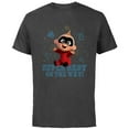 thumbnail image 1 of The Incredibles Jack-Jack Super Baby on the Way - Short Sleeve Cotton T-Shirt for Adults - Customized-Charcoal, 1 of 5