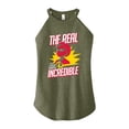 thumbnail image 1 of The Incredibles - The Real Mrs Incredible - Juniors High Neck Tank Top, 1 of 4