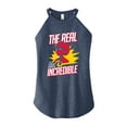thumbnail image 1 of The Incredibles - The Real Mrs Incredible - Juniors High Neck Tank Top, 1 of 4