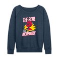 thumbnail image 1 of The Incredibles - The Real Mrs Incredible - Women's Lightweight French Terry Long Sleeve Shirt, 1 of 4