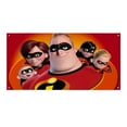 thumbnail image 1 of The Incredibles-Theme Backdrops Banner Birthday Party Decor Supplies Personalized Party Backdrop Decoration,5x3ft（150x90cm）, 1 of 6