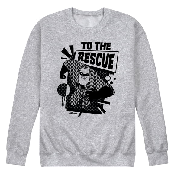 The Incredibles - To The Rescue - Men's Crew Fleece Sweatshirt
