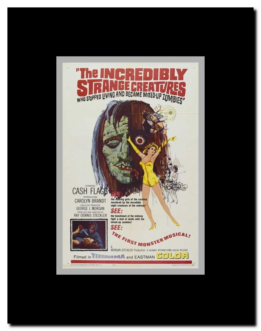 The Incredibly Strange Creature: Or Why I Stopped Living and Became a Mixed-up Zombie Framed Movie Poster