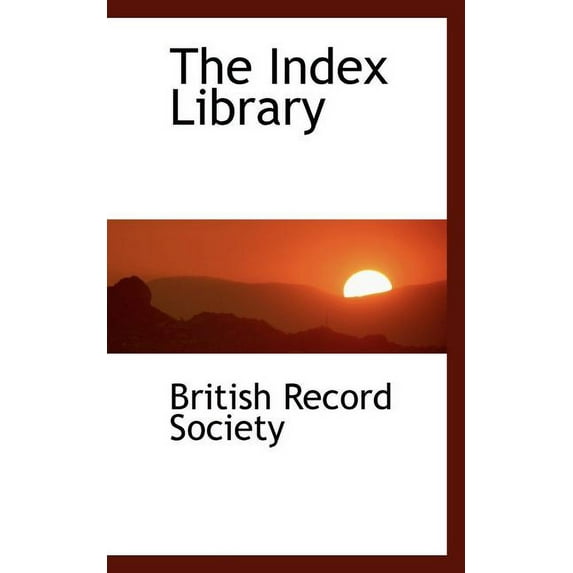 The Index Library (Paperback)