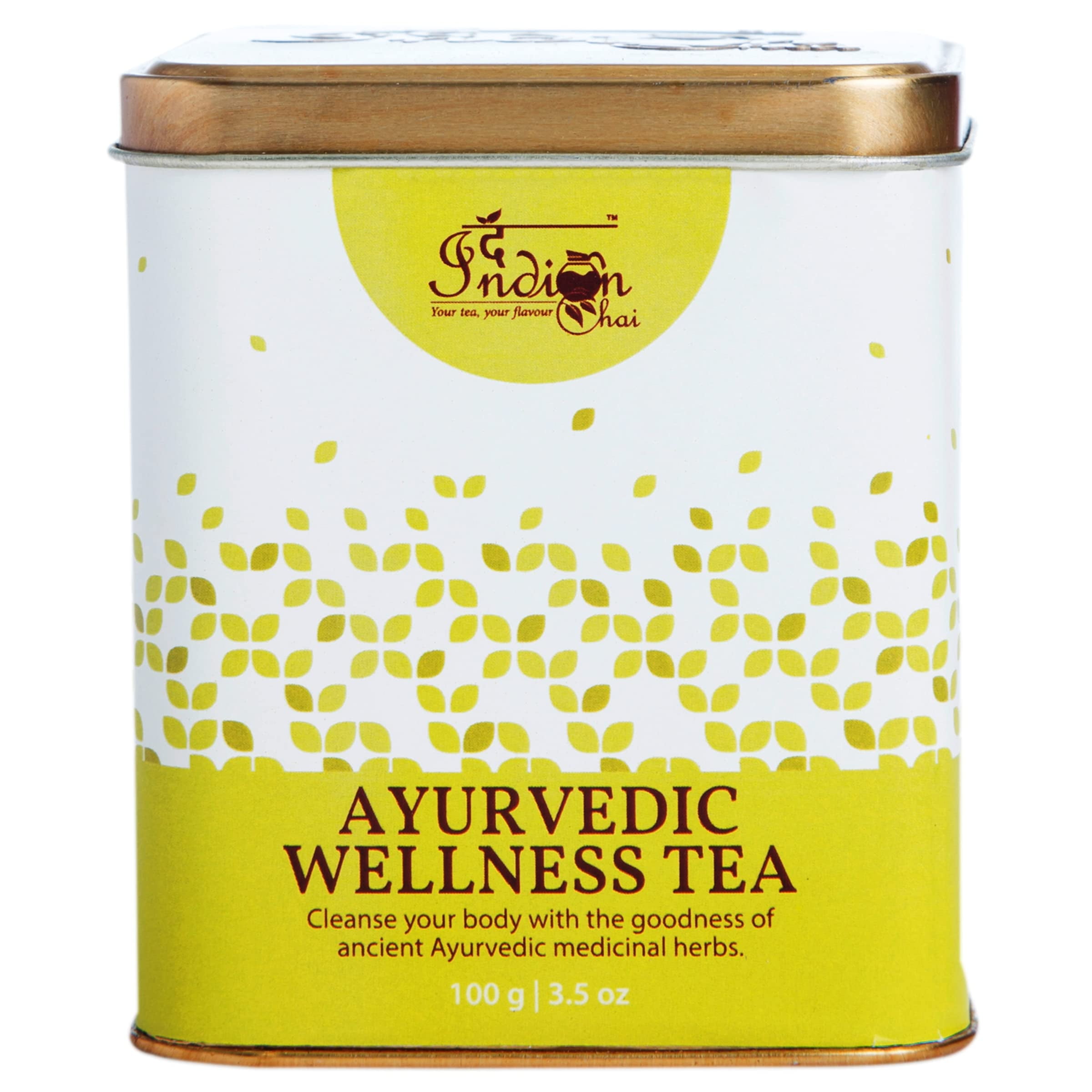 The Indian Chai Ayurvedic Wellness Tea 100g with Hing, Turmeric