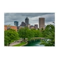 thumbnail image 1 of The Indianapolis Skyline - Indianapolis Indiana Photography Cityscape Skyline Architecture Scenic Travel Poster Unframed Wall Art Print 4 x 6 inches, 1 of 7