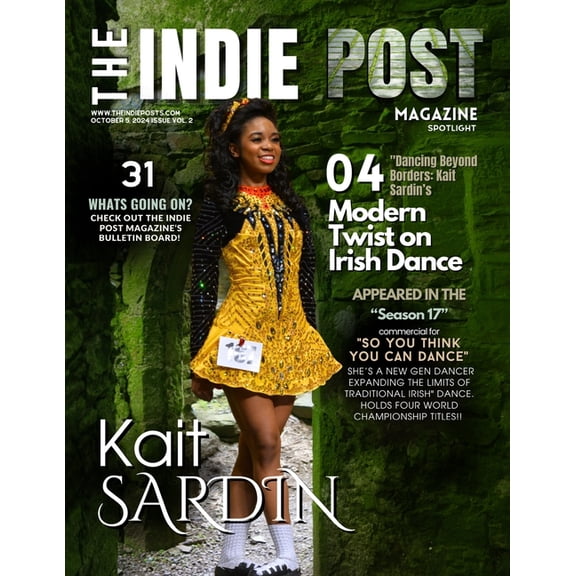 The Indie Post Magazine Kait Sardin October 5, 2024 Issue Vol.2, (Paperback)