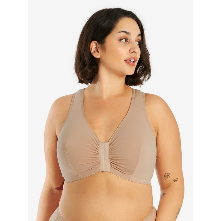 Front closure racerback bra discount