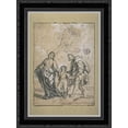 thumbnail image 1 of The Infant Jesus, between the Virgin and St. Joseph 19x24 Black Ornate Wood Framed Canvas Art by Murillo, Bartolome, 1 of 2