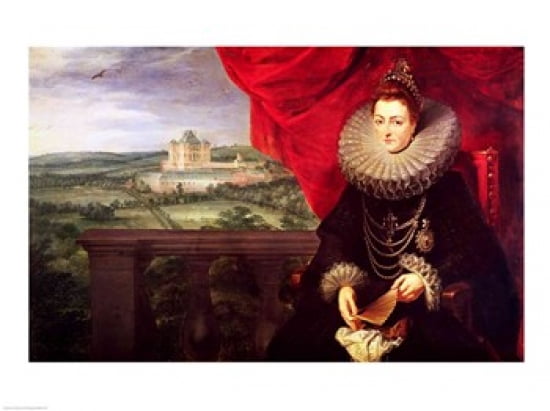 The Infanta Isabella Clara Eugenia Canvas Art - Peter Paul Rubens (24 x 18)