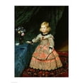 thumbnail image 1 of The Infanta Margarita Teresa of Spain in A Red Dress 1653 Poster Print by Diego Velazquez - 24 x 36 in. - Large, 1 of 1