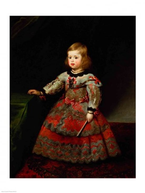 The Infanta Maria Margarita of Austria as a Child Canvas Art - Diego Velazquez (18 x 24)