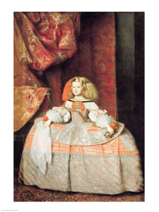 The Infanta Maria Marguerita Canvas Art - Diego Velazquez (18 x 24)