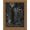 thumbnail image 1 of The Inferno, Canto 23, lines 52'54: Scarcely had his feet Reach╞d to the lowest of the bed beneath, When over us the steep they reach╞d 20x23 Gold Ornate Wood Framed Canvas Art by Dore, Gustave, 1 of 2