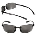 thumbnail image 1 of "The Influencer" 2 Pair of Sport Wrap Bifocal Sunglasses for Men and Women - Black/Black (Polarized) - 1.75, 1 of 4