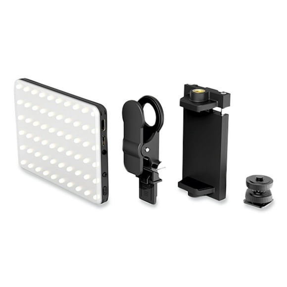 The Influencer Compact Video Light, Black | Bundle of 5 Each