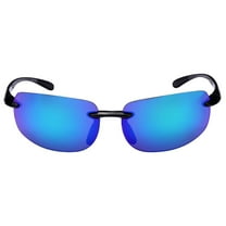 "The Influencer" Sport Wrap Polarized Sunglasses for Men and Women - Lightweight Frames - Cyan