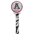 thumbnail image 1 of The Initiative Initial with Name Zebra Pacifier Clip with Matching Ribbon, 1 of 2