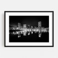 thumbnail image 1 of The Inner Harbor Skyline B&W - Baltimore Maryland Photography Black Framed Wall Art Print 24 x 36 inches, 1 of 4