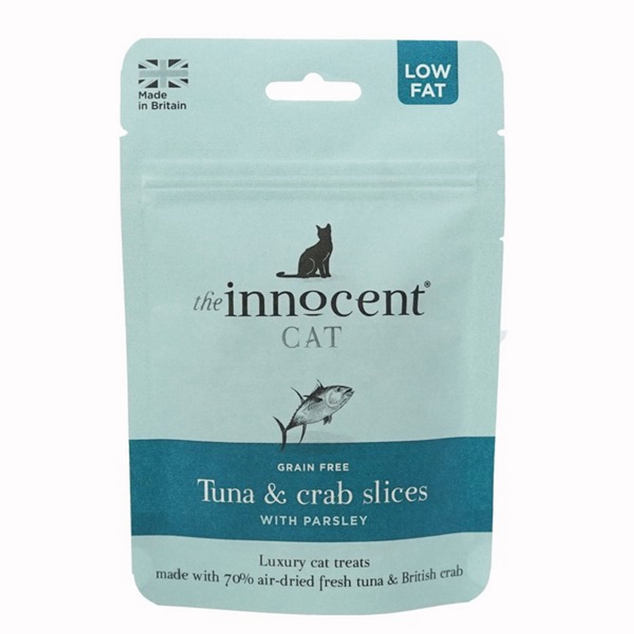 The Innocent Cat Tuna and Crab Slices Cat Food 70g 1 Case