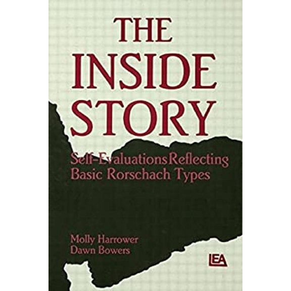 Pre-Owned The Inside Story: Self-Evaluations Reflecting Basic Rorschach Types (Hardcover) 0898599903 9780898599909