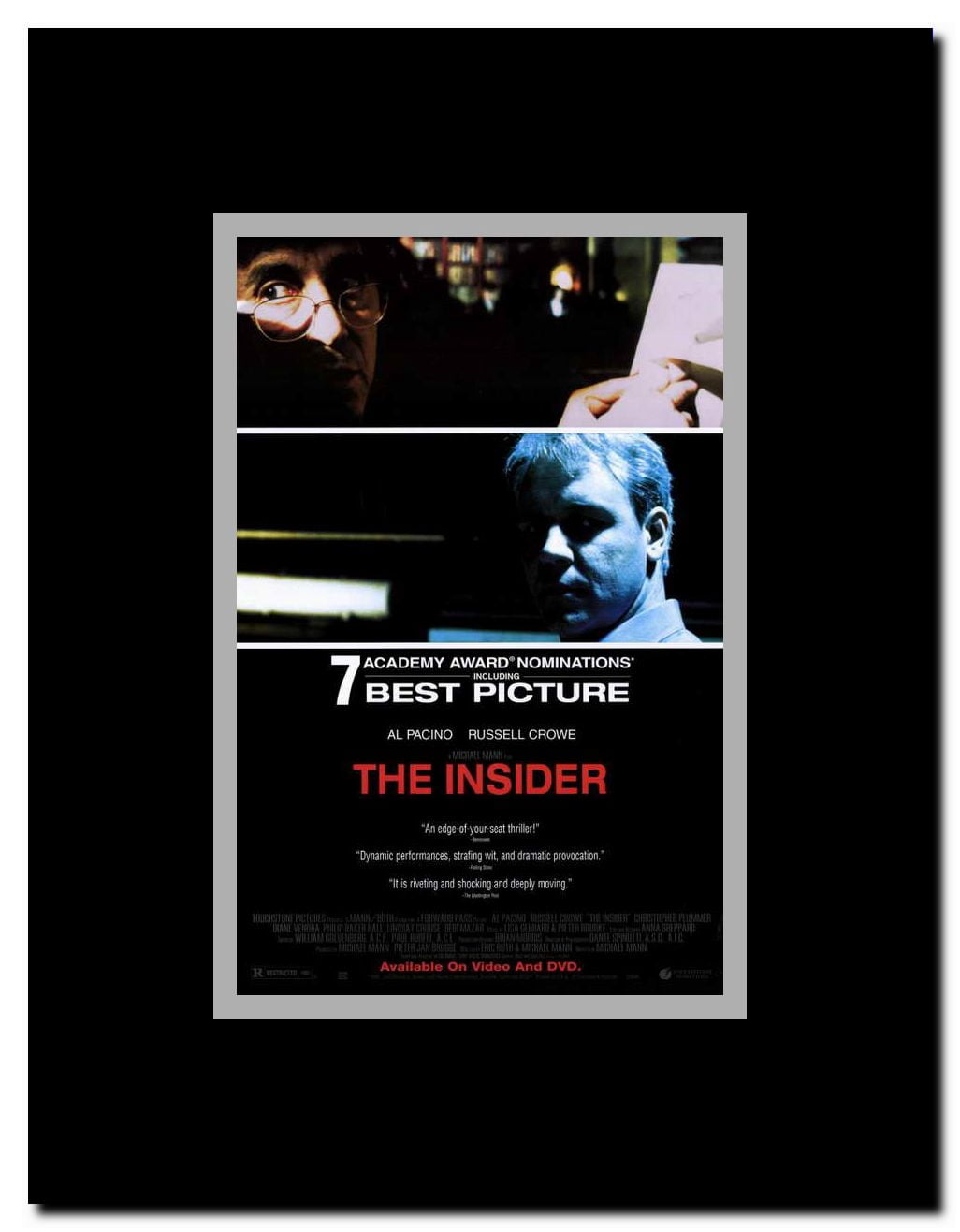 The Insider Framed Movie Poster