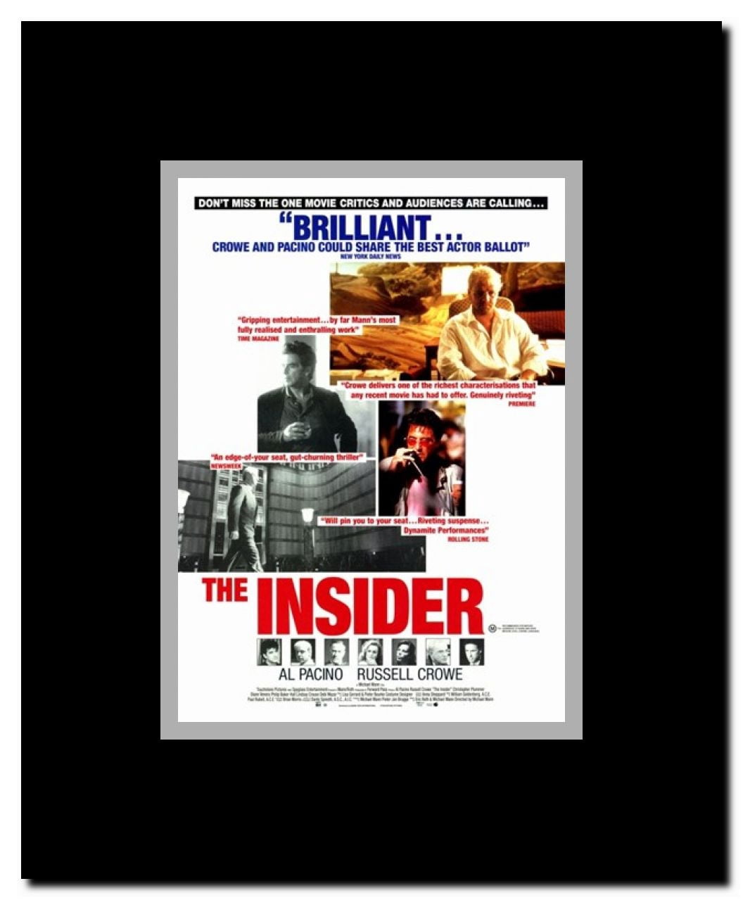 The Insider Framed Movie Poster