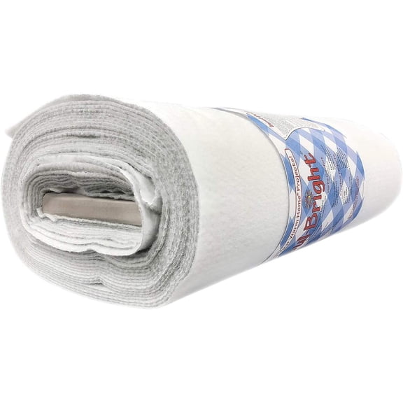 The Insul-Bright Insulated Batting Lining, 45 Inches Wide, Cut from The Bolt (One (1) Yard), White