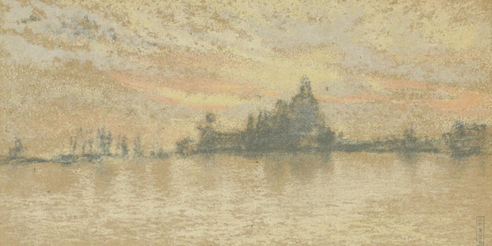 The International Studio 1903 Sunset Venice Canvas Art - James Whistler (18 x 24)