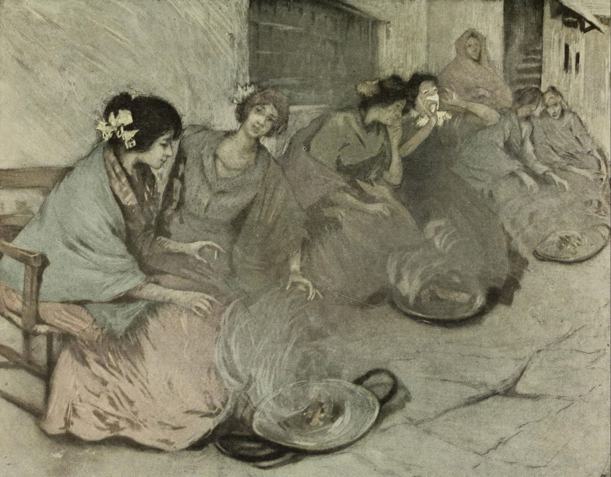 The International Studio 1906 Braseros Canvas Art - Allan ???sterlind (18 x 24)