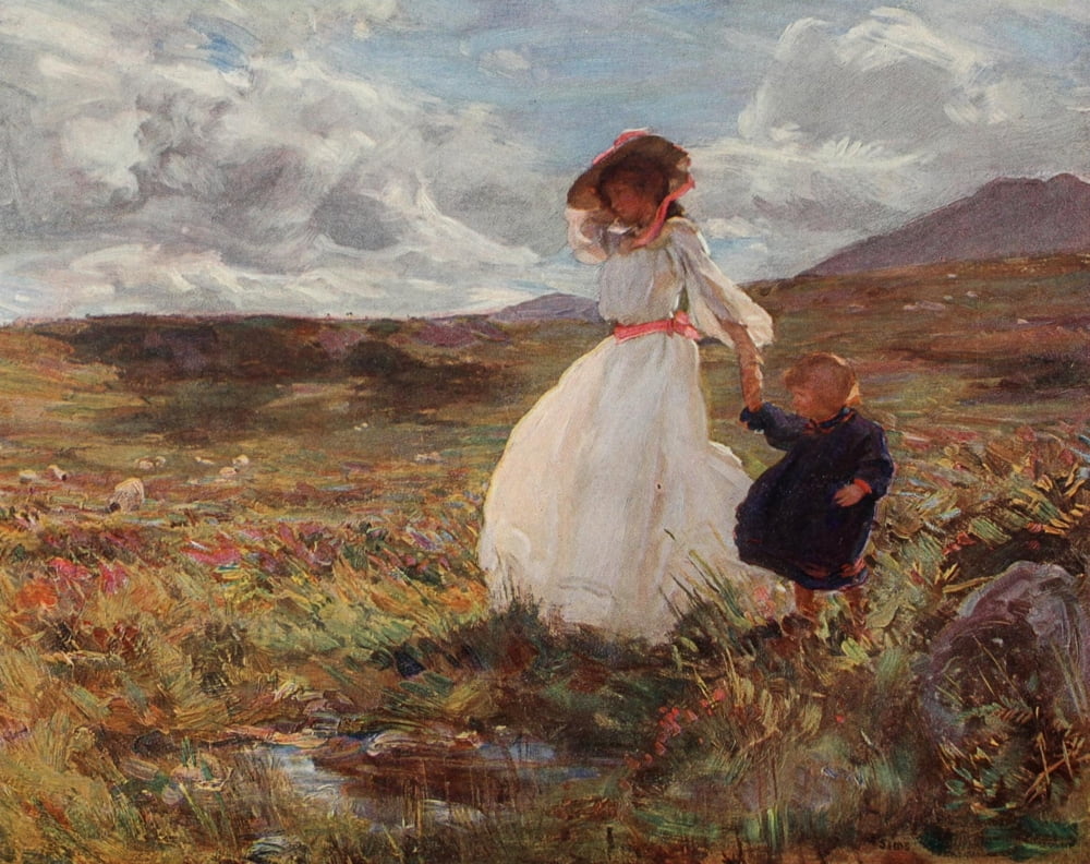 The International Studio 1907 Sunshine & Wind Canvas Art - Charles Sims (18 x 24)