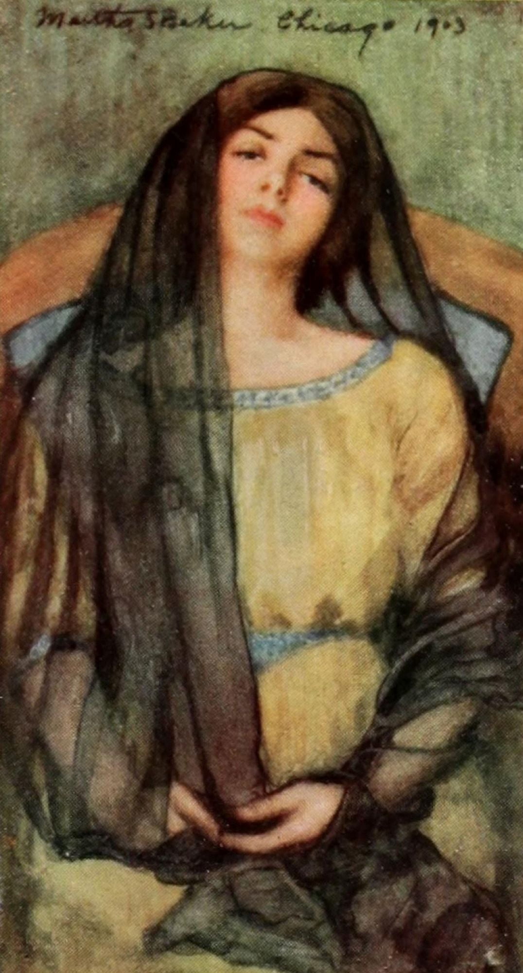 The International Studio 1908 Study Canvas Art - Martha S Baker (18 x 24)