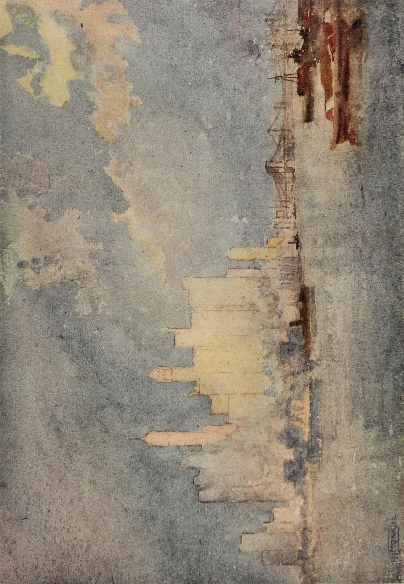 The International Studio 1915 New York from the Sound Canvas Art - William Monk (18 x 24)