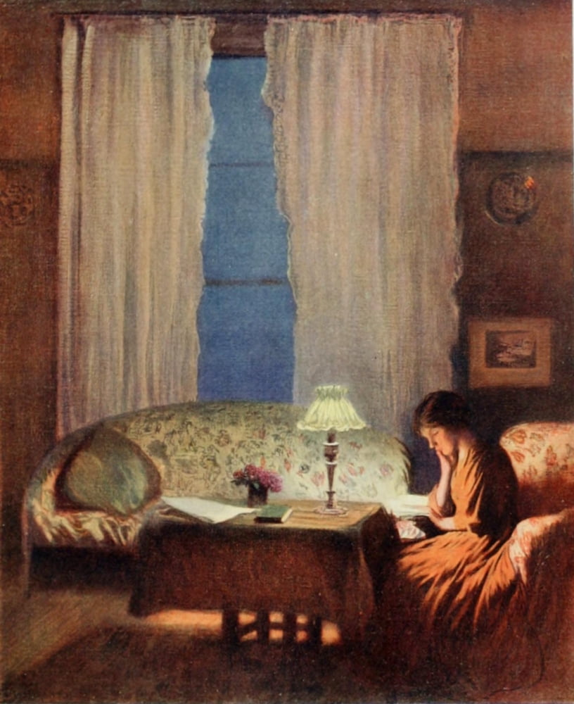 The International Studio 1917 Twilight Canvas Art - George Clausen (18 x 24)