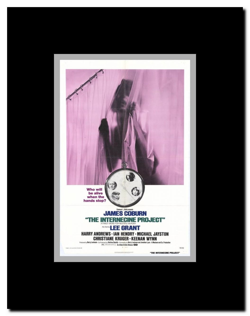 The Internecine Project Framed Movie Poster
