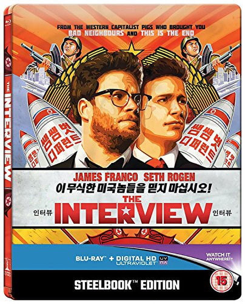 COLUMBIA PICTURES The Interview (Limited Edition Steelbook) [Blu-ray] [2015] [Region Free]