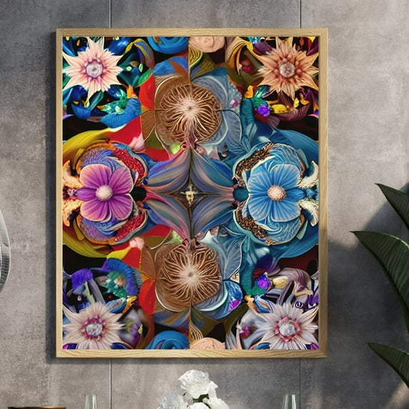 The Intricate Petals - Intricate Flower Canvas Wall Art