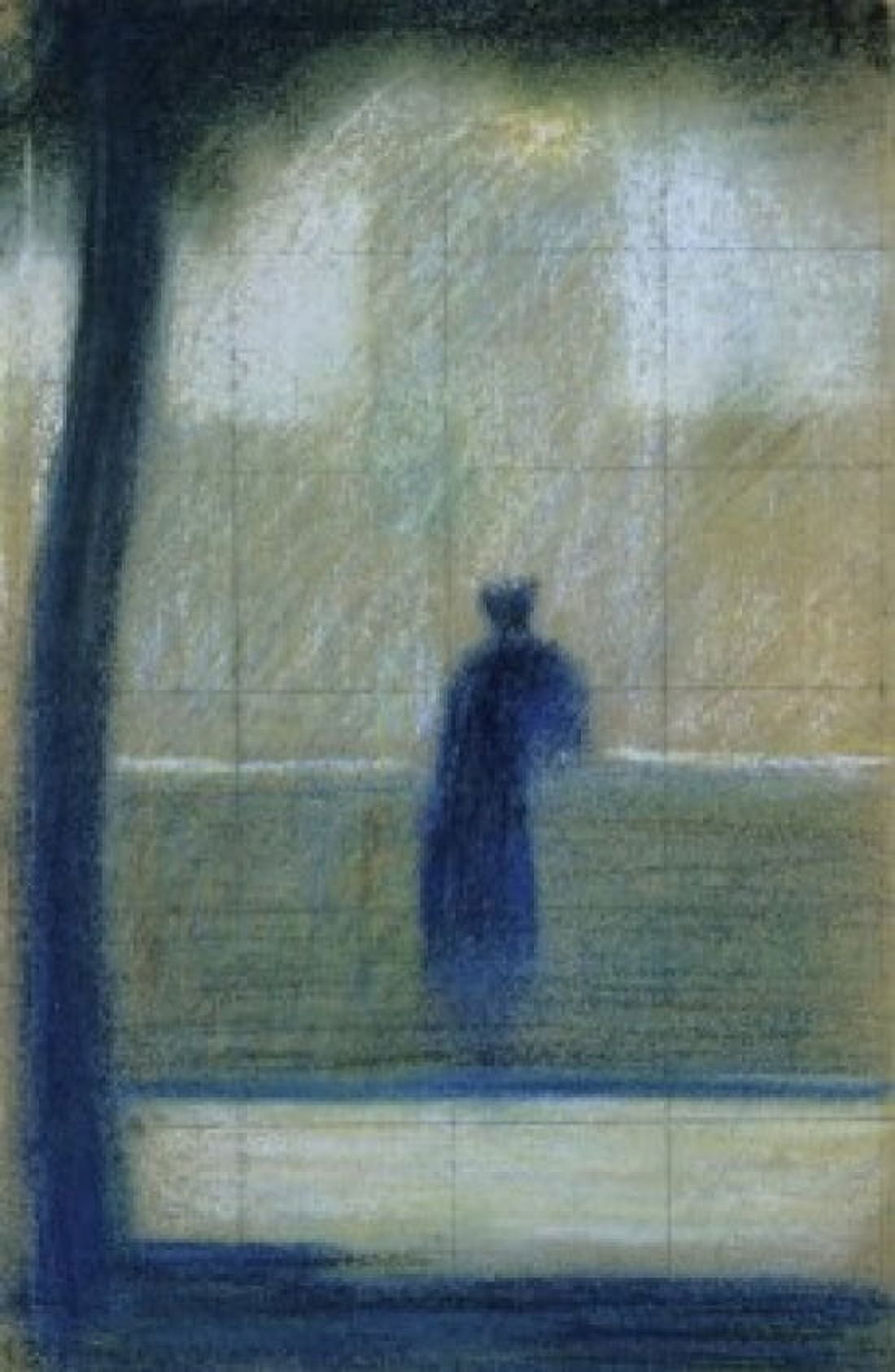 The Invalid (Le Invalid) Georges Pierre Seurat (1859-1891French) Private Collection Paris Canvas Art - Georges Pierre Seurat (24 x 36)