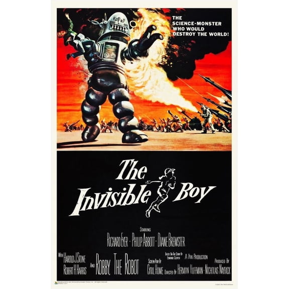 The Invisible Boy Classic Movie Mini Poster 11" x 17"
