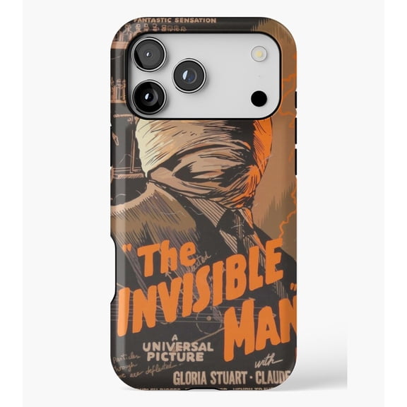 The Invisible Man M1225, Case for iPhone 17/16/15/14/13/12/11 Pro Max – Stylish Unisex Protective Cover