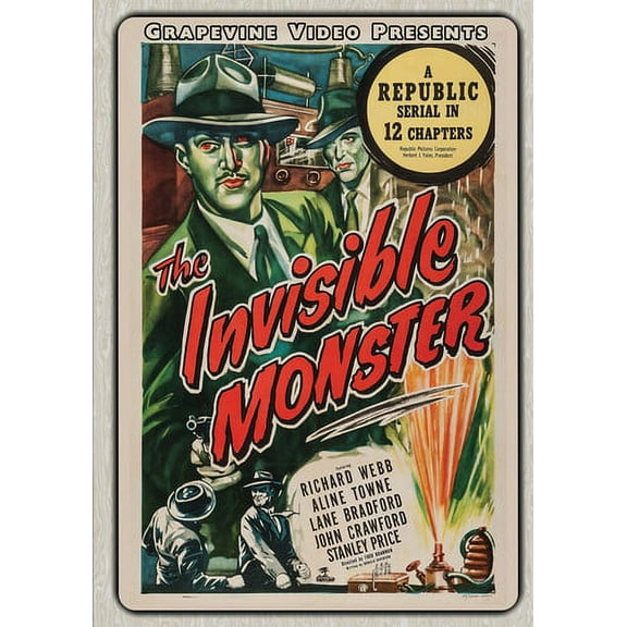 The Invisible Monster (1950) (DVD), Grapevine Mod, Action & Adventure