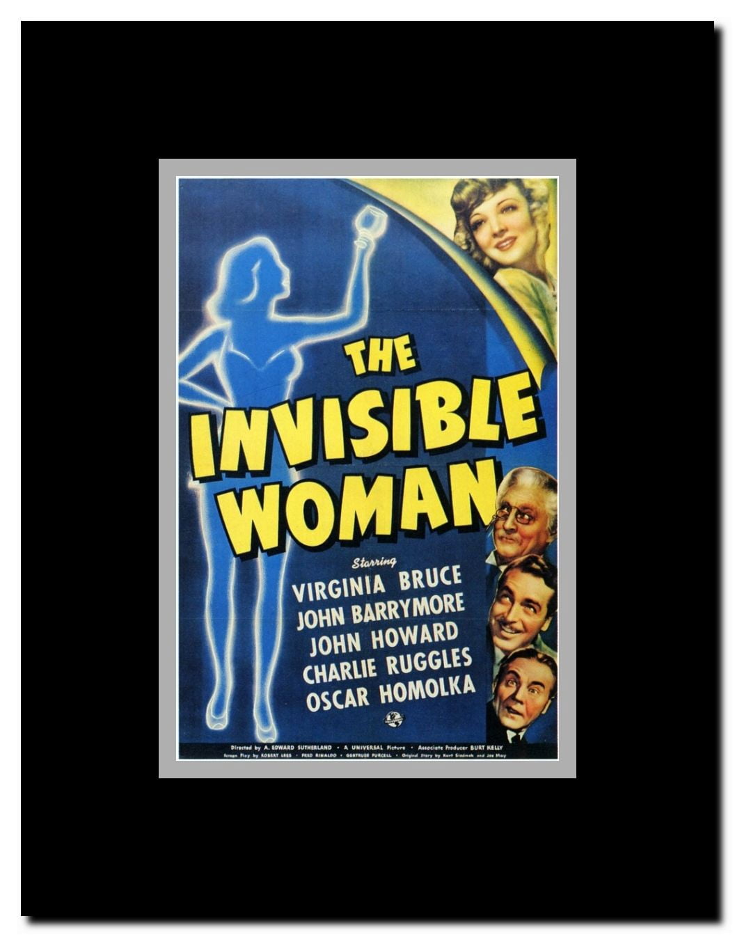 The Invisible Woman Framed Movie Poster