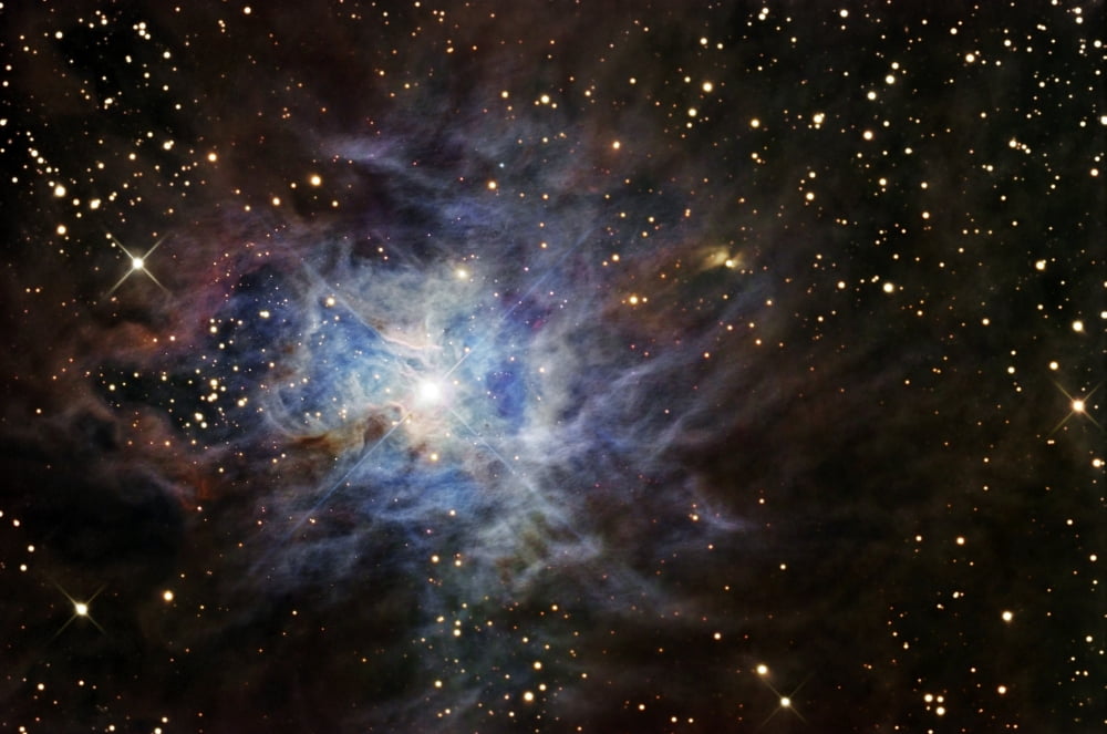 The Iris Nebula Canvas Art - R Jay GaBanyStocktrek Images (34 x 23)