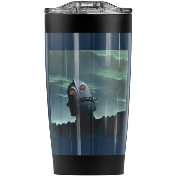 The Iron Giant/Angry Giant Stainless Steel Tumbler 20 oz Coffee Travel Mug/Cup, Vacuum Insulated & Double Wall with Leakproof Sliding Lid | Great for Hot Drinks and Cold Beverages