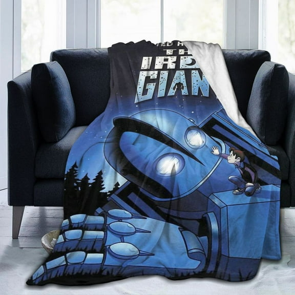 The Iron Giant Blanket Throw Bedding Room Decor Flannel Blankets For Bed Sofa 60