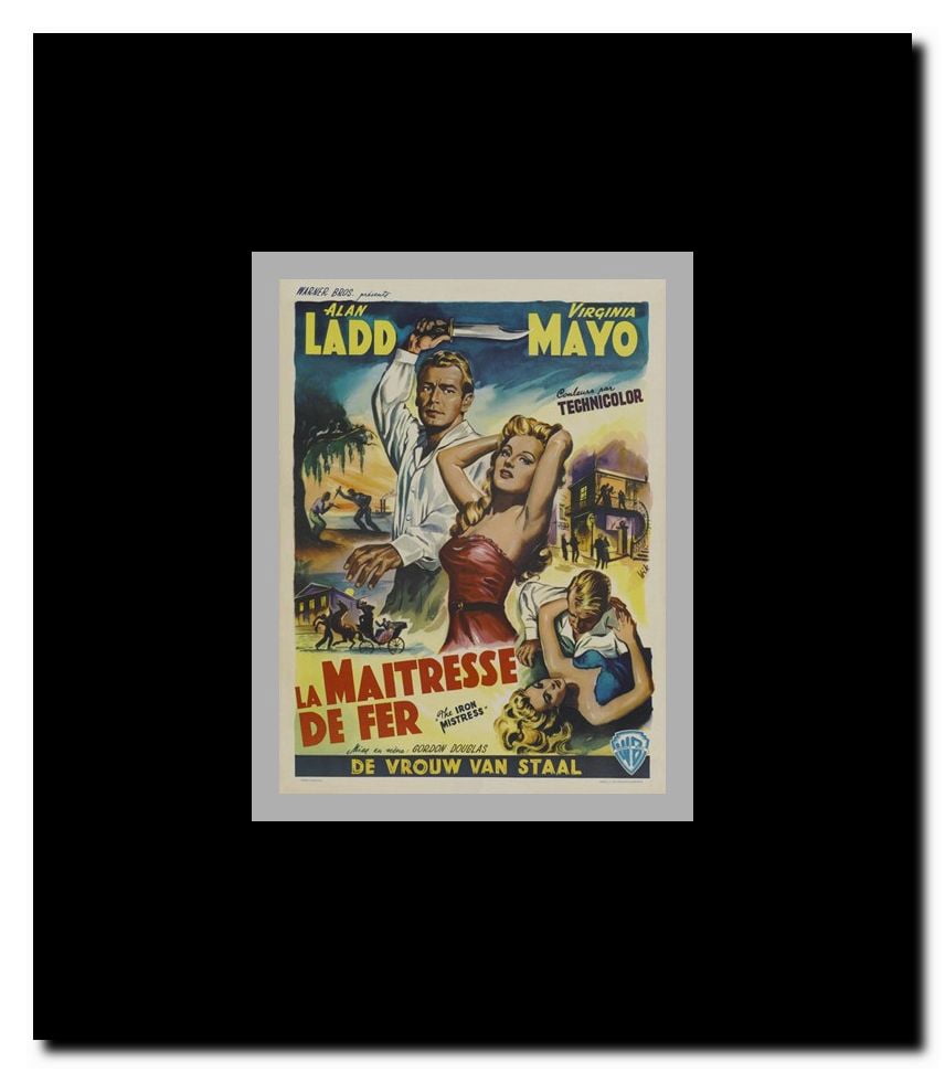 The Iron Mistress Framed Movie Poster