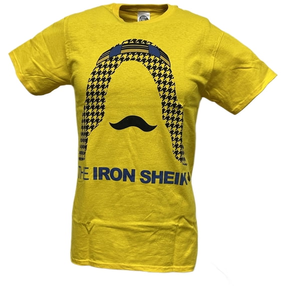 The Iron Sheik Mens Yellow Legends T-shirt XXL