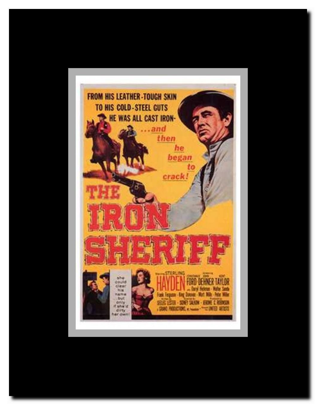 The Iron Sheriff Framed Movie Poster